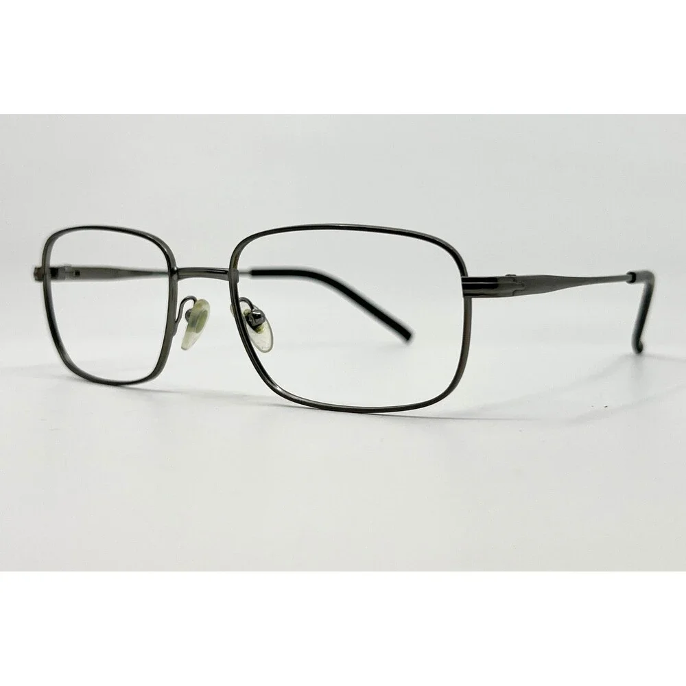 Sferoflex Eyeglass Frames Mens Gunmetal Rectangular 2197 231 54-18-140